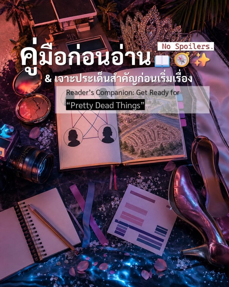 Pretty Dead Things Guide: คู่มือก่อนอ่านนิยายภาษาอังกฤษ สรุปตัวละคร โทนเรื่อง POV และเส้นเวลาการประกวด